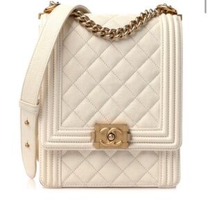 Chanel North South Bag Cream
